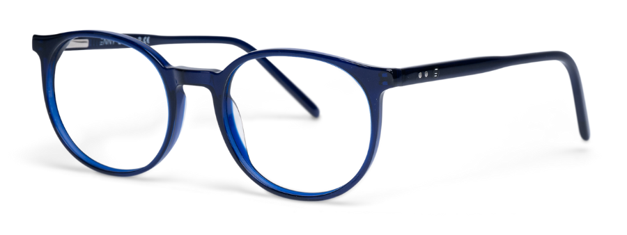 Enny Delfin blau kunststoff Brille brillenfassung Herren Damen unisex